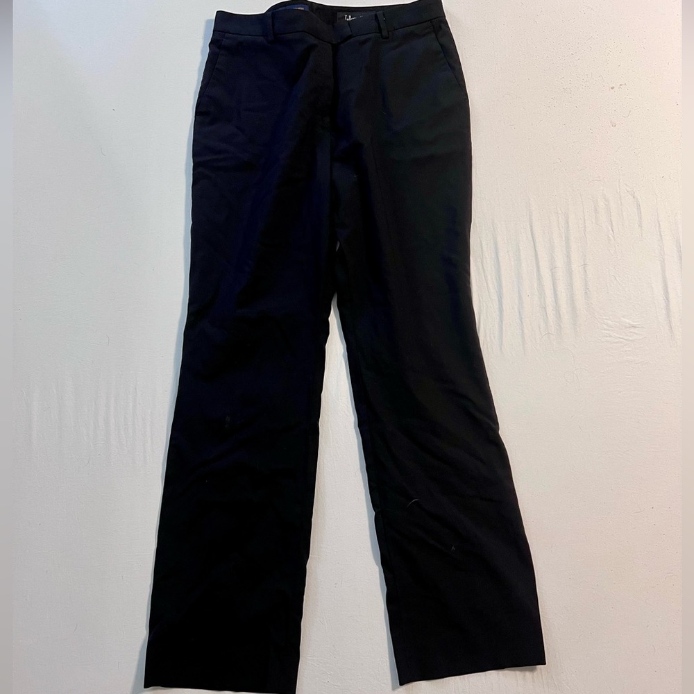 Brooks Brothers Caroline Fit Tollegno 1900 Black Trousers